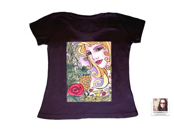 VINE QUEEN T-SHIRT Vine Queen pamučna majica s tiskom